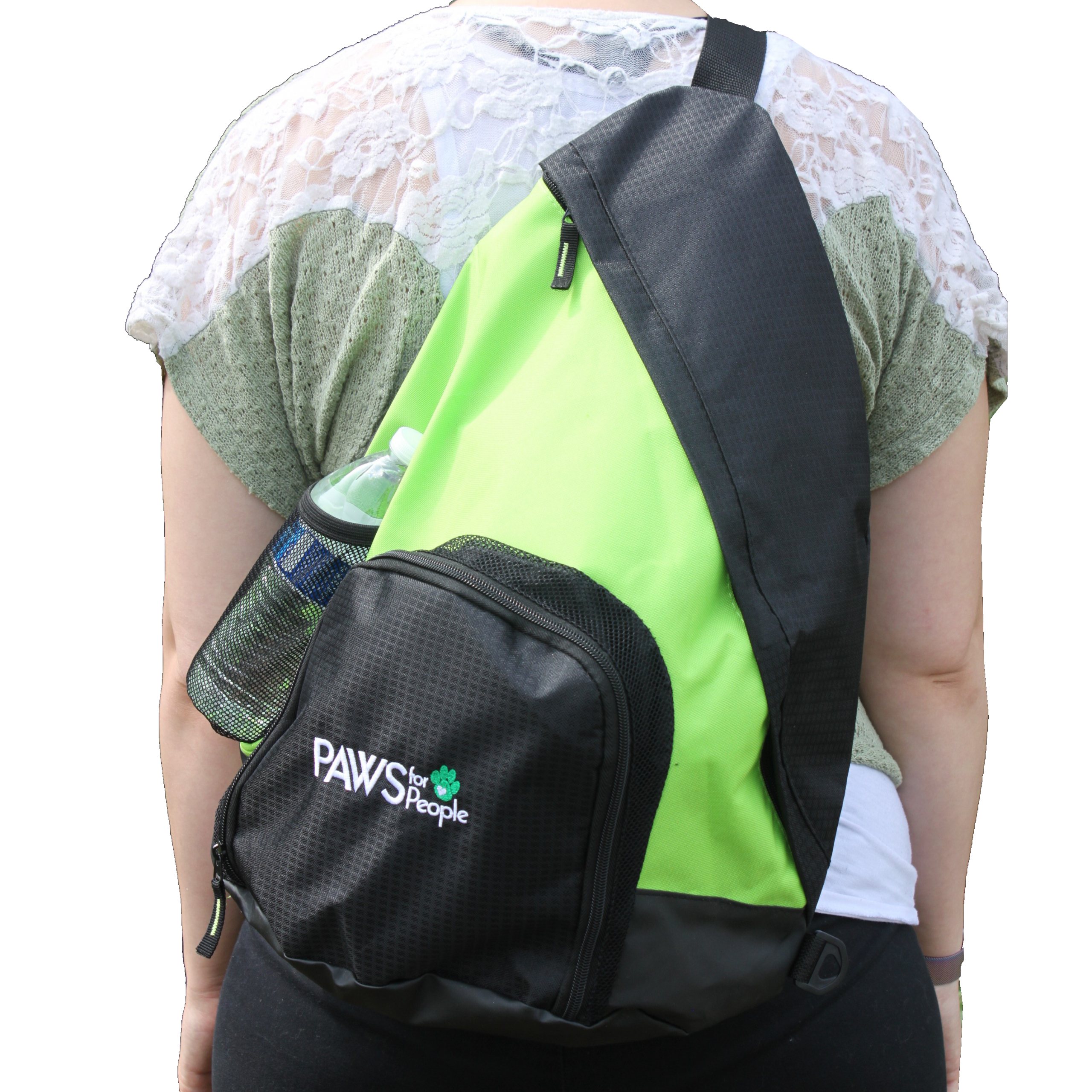 personalized sling backpack